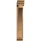 Ekena Millwork Thorton Traditional Rough Sawn Bracket w/ Offset Brace, Western Red Cedar, 6"W x 32"D x 38"H BKT0604X32X38THR01RWR - alternate 3